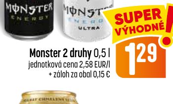 Monster 2 druhy 0,5 l