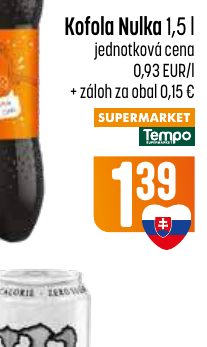 Kofola Nulka 1,5 l