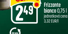 Frizzante bianco 0,75 l