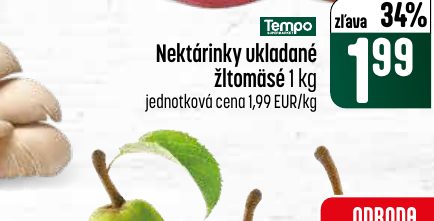 Nektárinky ukladané žltomäsé 1 kg