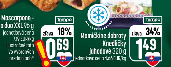 Knedličky jahodové 320 g