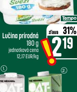 Lučina prírodná 180 g