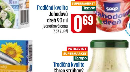 Tradičná kvalita Jahodová dreň 90 ml