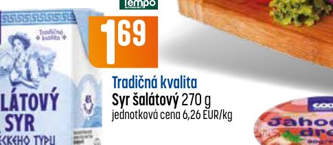 Tradičná kvalita Syr šalátový 270 g