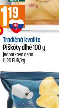 Tradičná kvalita Piškóty dlhé 100 g