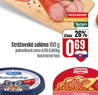 Strážovská saláma 100 g