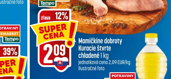 Mamičkine dobroty Kuracie štvrte chladené 1 kg