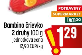 Bambino črievko 2 druhy 100 g