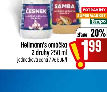 Hellmann's omáčka 2 druhy 250 ml