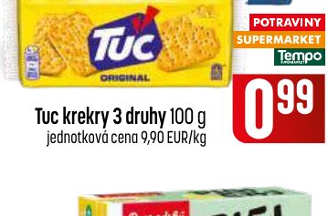 Tuc krekry 3 druhy 100 g