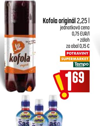 Kofola originál 2,25 l