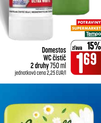 Domestos WC čistič 2 druhy 750 ml