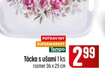 Tácka s ušami 1 ks