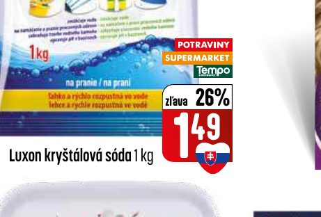 Luxon kryštálová sóda 1 kg