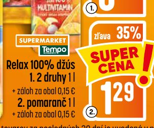 2. pomaranč 1 l