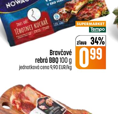 Bravčové rebrá BBQ 100 g