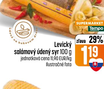 Levický salámový údený syr 100 g