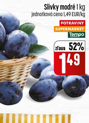 Slivky modré 1 kg