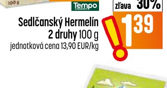 Sedlčanský Hermelín 2 druhy 100 g