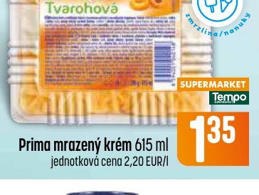 Prima mrazený krém 615 ml