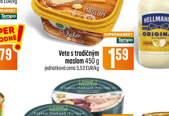 Veto s tradičným maslom 450 g