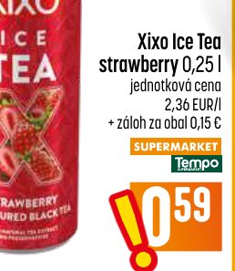 Xixo Ice Tea strawberry 0,25 l