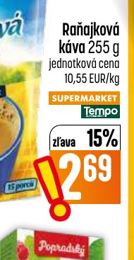 Raňajková káva 255 g