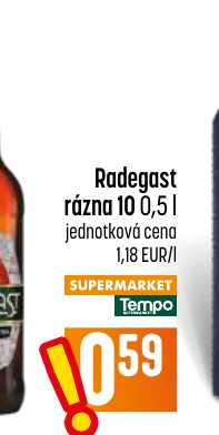Radegast rázna 10 0,5 l