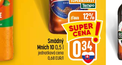Smädný Mních 10 0,5 l