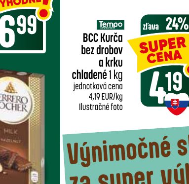 BCC Kurča bez drobov a krku chladené 1 kg