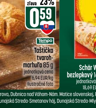 Taštička tvaroh- marhuľa 85 g