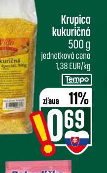 Krupica kukuričná 500 g
