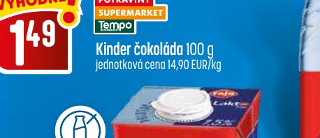 Kinder čokoláda 100 g
