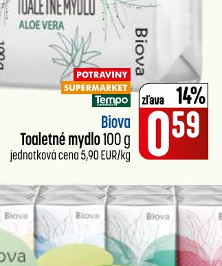Biova Toaletné mydlo 100 g
