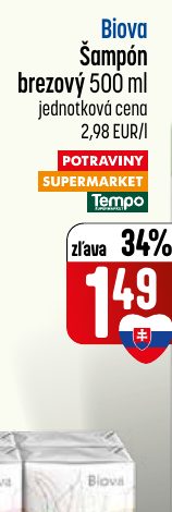 Biova Šampón brezový 500 ml