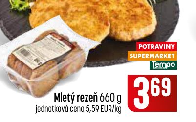 Mletý rezeň 660 g
