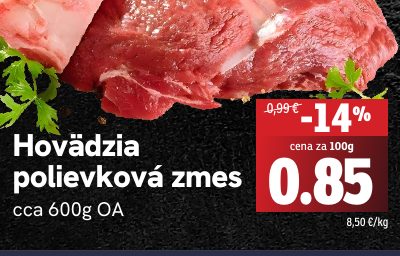 Hovädzia polievková zmes