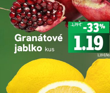 Granátové jablko kus