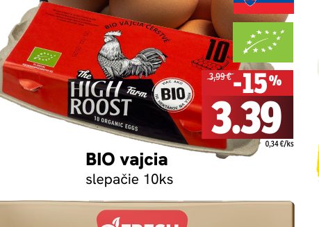 BIO vajcia