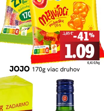 JOJO 170g viac druhov
