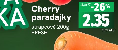 Cherry paradajky