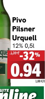 Pivo Pilsner Urquell