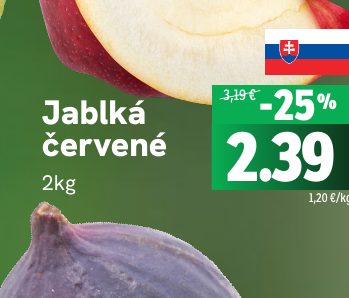 Jablká červené