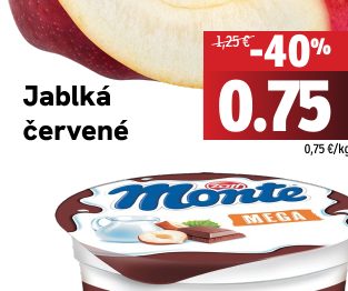 Jablká červené