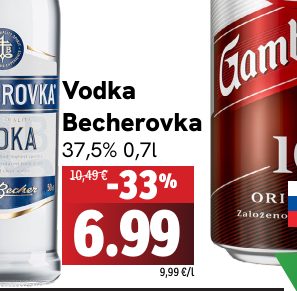 Vodka Becherovka