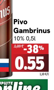 Pivo Gambrinus