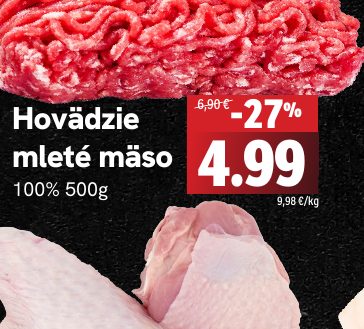 Hovädzie mleté mäso