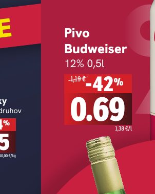 Pivo Budweiser