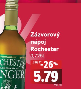 Zázvorový nápoj Rochester