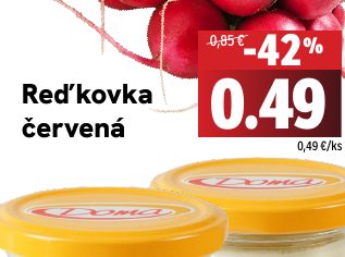 Reďkovka červená